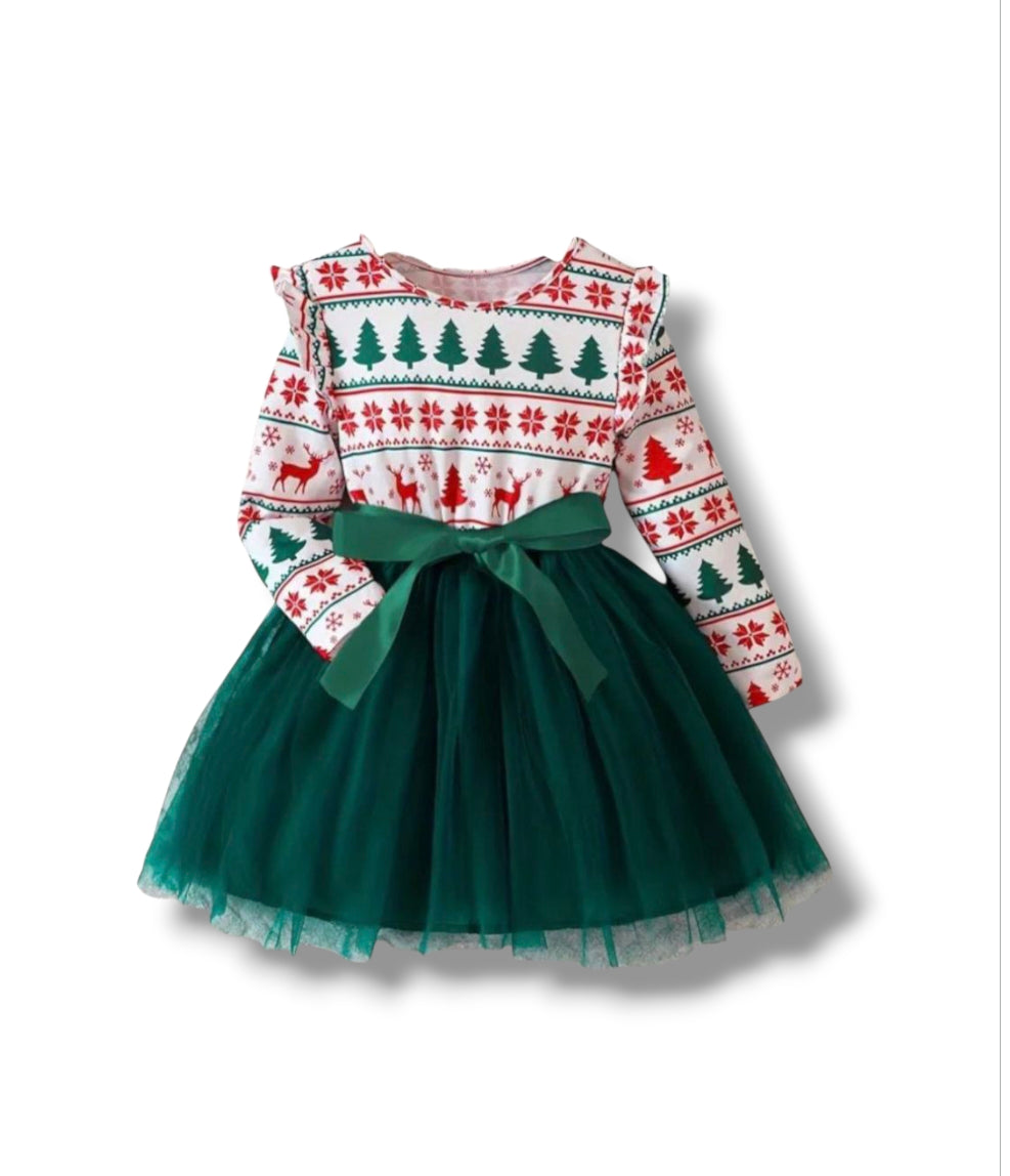 Vestido Navidad 5 años CG289