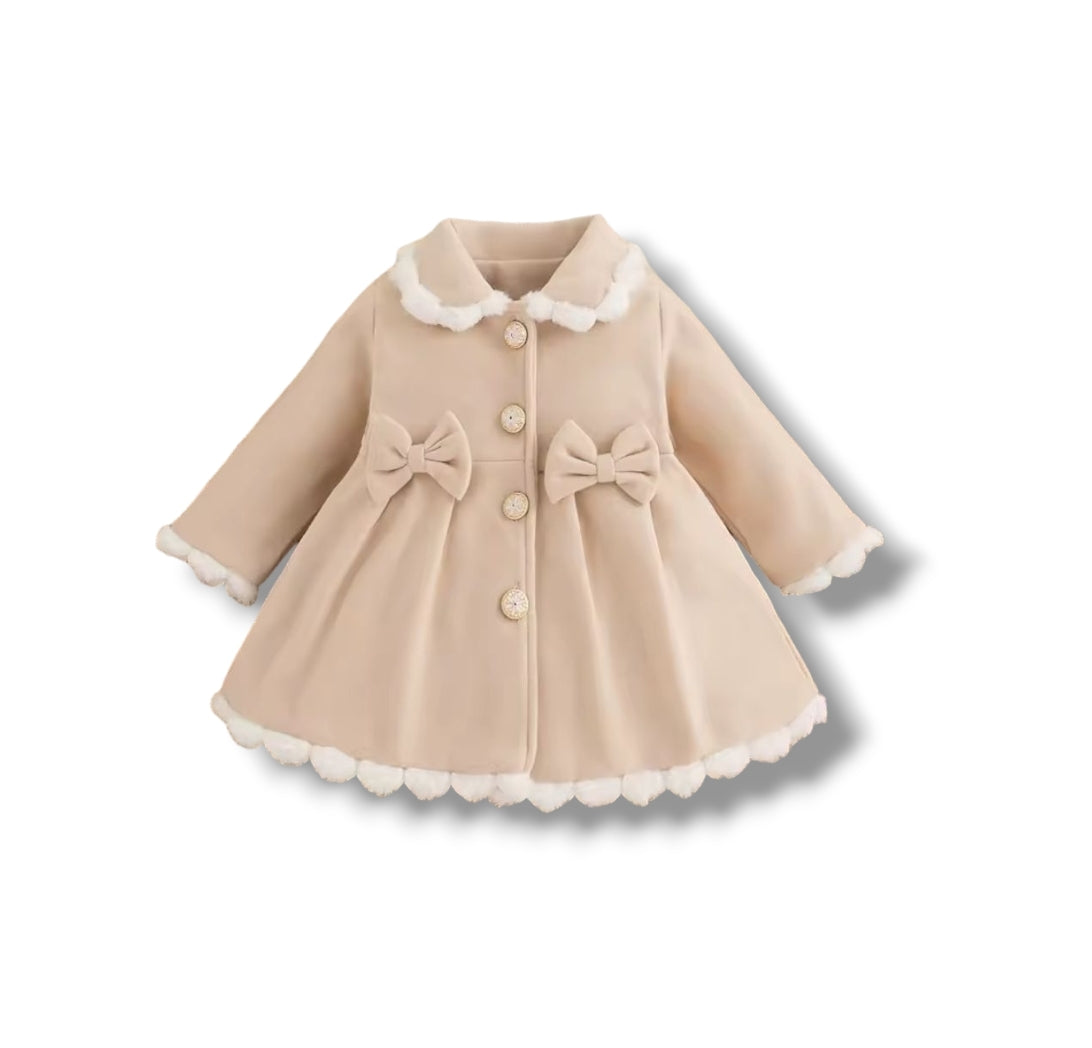 Abrigo de paño Beige