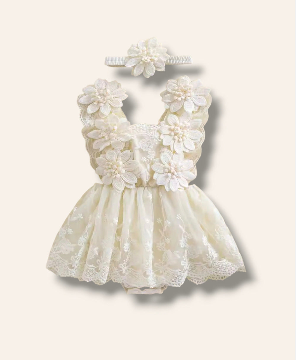 Vestido 0-3 meses CG419
