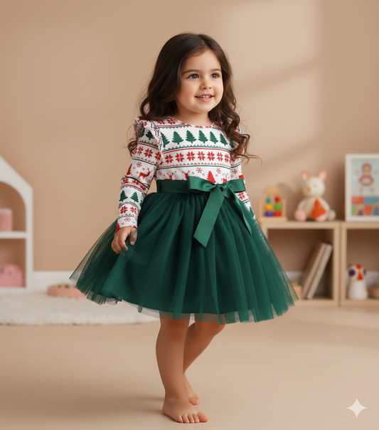 Vestido Navidad 5 años CG289