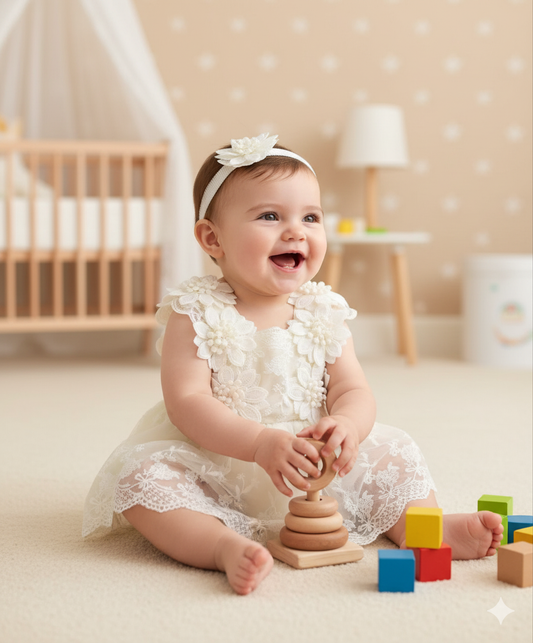 Vestido 6-12 meses CG487