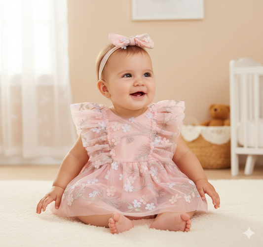 Vestido 6-12 meses CG482