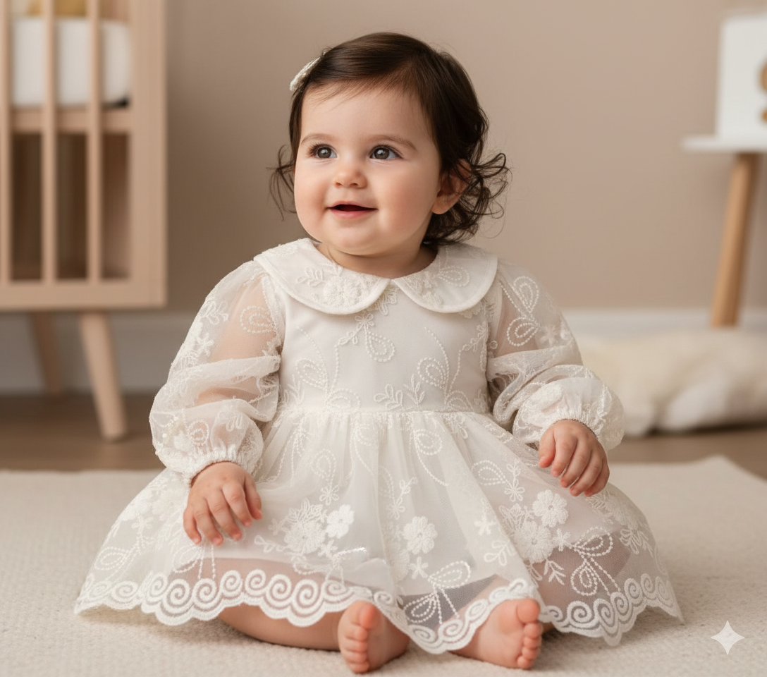 Vestido 6-12 meses CG635