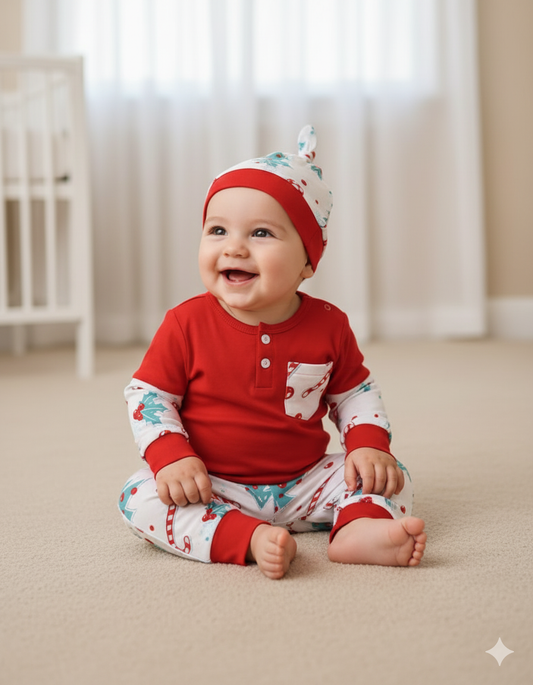 Conjunto Navidad 3-6 meses CB045