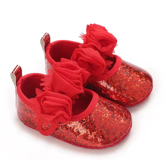 Zapato bailarina fiesta rojo